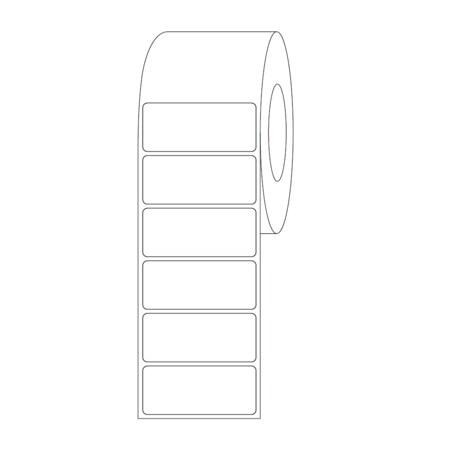 Label, Blank Direct Thermal 1-1/2 X 3-1/2